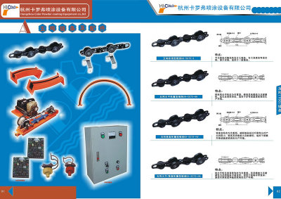 chain for powder coating line