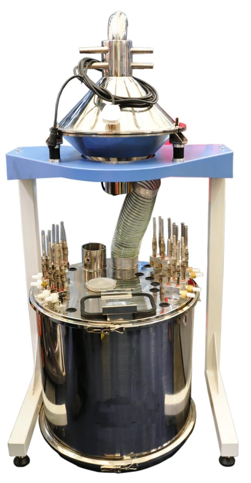 Automatic powder painting sieving machine