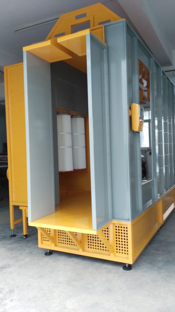 automatische pulverbeschichtung spritzkabine