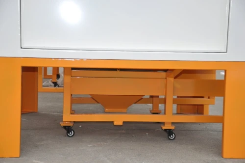 Cabine de pulverização automática de pó