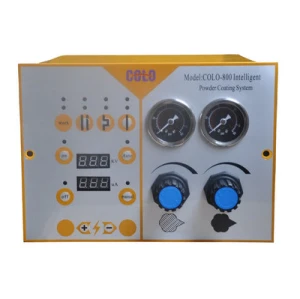 Metallic surface finishing spray machines