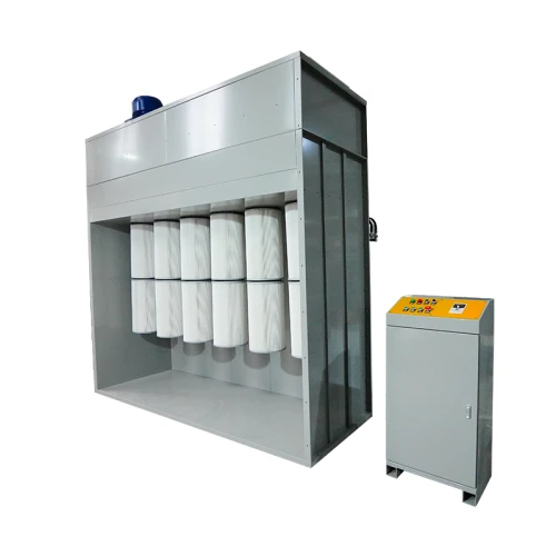 Ideal powder coating booth for big parts