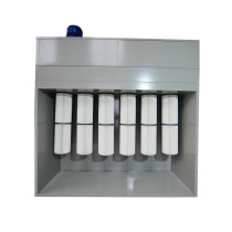 Ideal powder coating booth for big parts