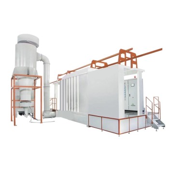 Mono Cyclone Powder Coating Booth for Fast Color Change