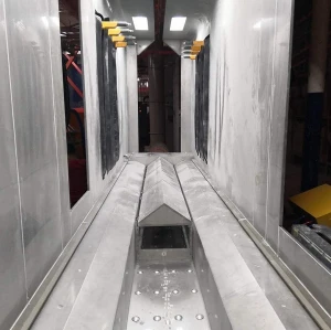 Mono Cyclone Powder Coating Booth for Fast Color Change