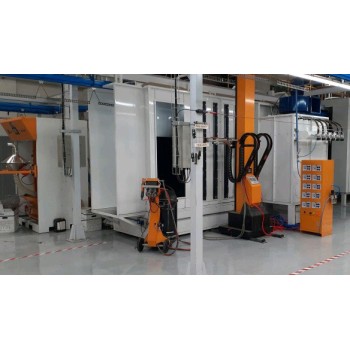 Automatic Tunnel Powder Coating Booth