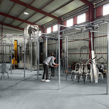 Automatic Powder Coating Finishing Line for Metal Furniture
