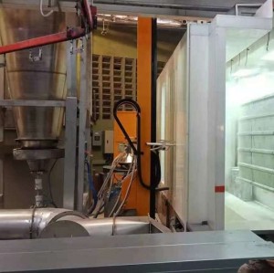 Stainless Steel Automatic Powder Coating Cyclone Booth System