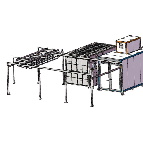 Customized Walk in Manual Powder Coating Line