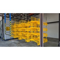 Customized Walk in Manual Powder Coating Line