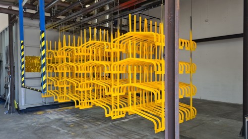 Customized Walk in Manual Powder Coating Line