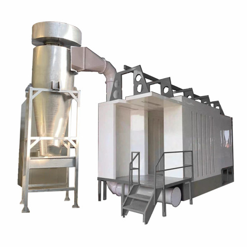 Stainless Steel Automatic Powder Coating Cyclone Booth System