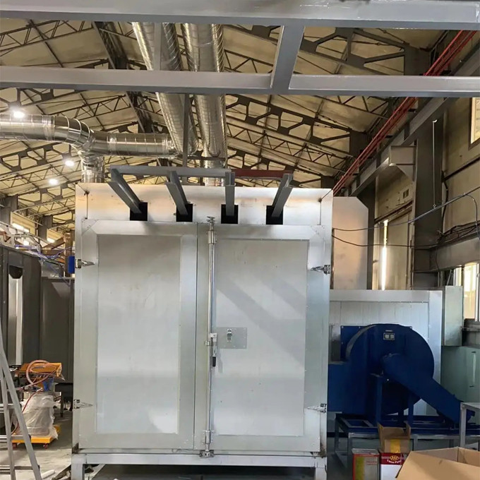 COLO powder coating machine in Croatia