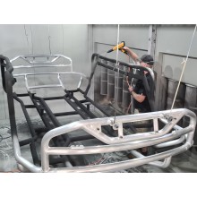 Customized Manual Powder Coating Line for Complex Workpieces