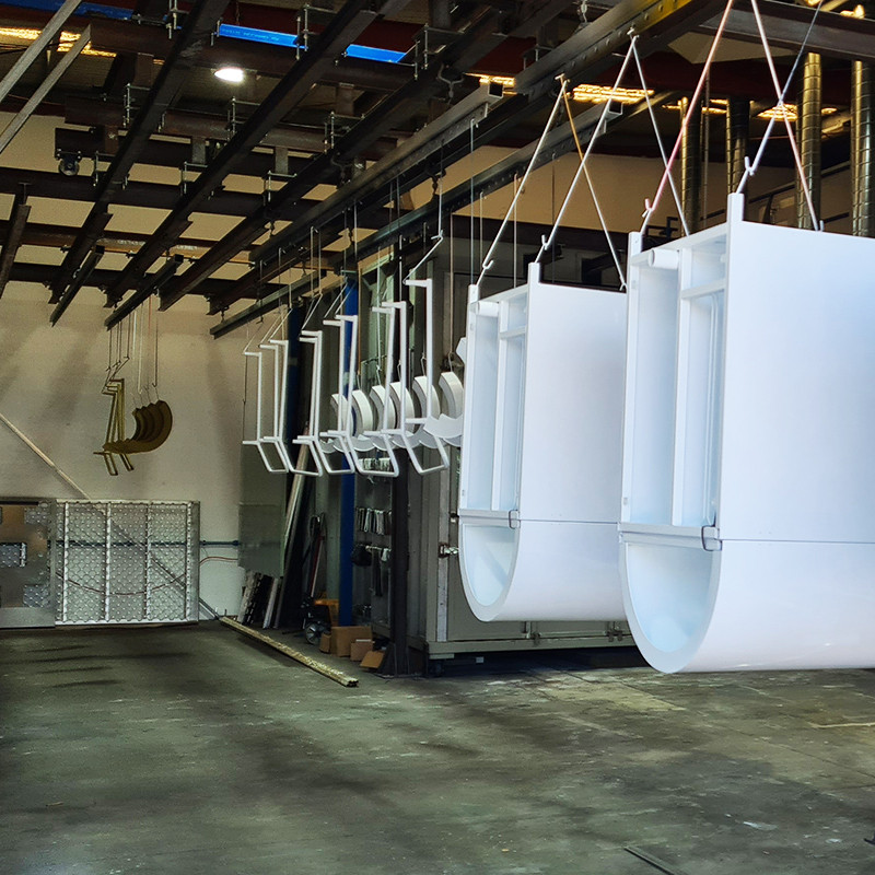 COLO powder coating machine in Croatia