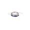 wholesale crystal AB and black stone wedding ring
