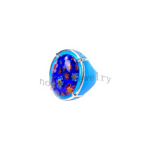 wholesale blue sapphire mens ring