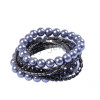 hot sale grey pearl and diamond bracelet