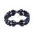 hot sale black glass beads handmade bracelet