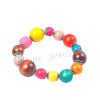 wholesale wooden beads beaded bracelet