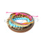 hot sale india style wooden bracelet
