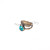 wholesale blue zirkon rhinestone  finger ring
