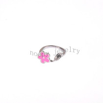 wholesale pink epoxy lovey finger ring