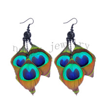 hot sale peacock feather earring