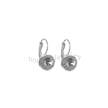 classical crystal stone simple diamond earring