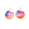 hot sale  peacock feather shell earring