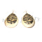 hot sale leopard print big iron earring NP30814E