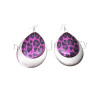 hot sale leopard print big iron earring NP30821E