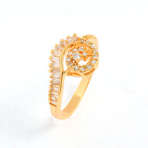 Ku Niu J0846 18K Gold Plated Diamond Jewelry Finger Rings