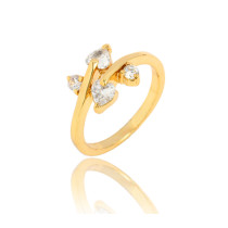 Fashion  18K Gold Plated Imitate Jewelry  Zircon Diamond Rings For Women