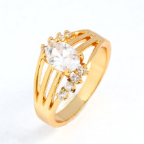 Wholesale Ladies Finger Rings 18K Gold Plated
