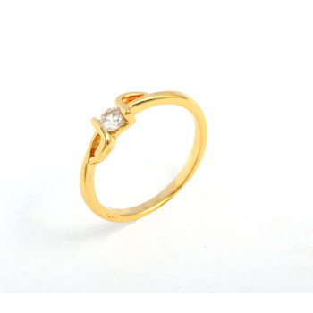 Wholesale Ladies Finger Rings 18K Gold Plated Environment Brass Ring