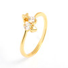 Wholesale Imitation Jewelry MOQ $100 Diamond Zircon Rings