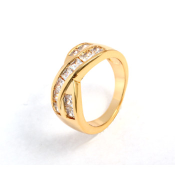 Wholesale Gold Plated Diamond Zircon Rings