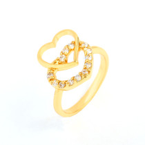 Wholesale Gold Plated Diamond Zircon Rings