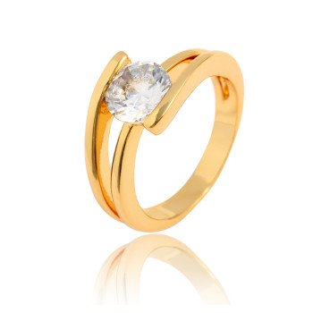 J0510 Gold Plated Zircon Rings