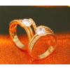 J0542 Hot Fashion Imitation Gold Plated Zircon Rings