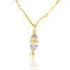 D0131 Fashion Womens Jewelry Gold Plated Crystal Zircon Diamond  Necklace Pendants