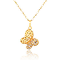 D0270 Fashion Womens Jewelry Gold Plated Crystal Zircon Diamond  Necklace Pendants