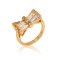 J1273 Zircon Ring, 18K Gold Plated Rings,Environmental Copper Jewelry