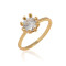Ku Niu J0088 18K Gold Plated Diamond Jewelry Finger Rings