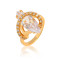 Ku Niu J0578 18K Gold Plated Diamond Jewelry Finger Rings