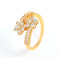 Ku Niu J1209 18K Gold Plated Diamond Jewelry Finger Rings
