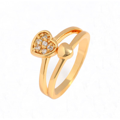 Ku Niu J1353 18K Gold Plated Diamond Jewelry Finger Rings