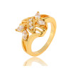 J0430 Copper With 18k Gold Plated Ring