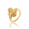 J0447 18K gold CZ ring, Fashion Finger Ring Jewelry , Factory Price